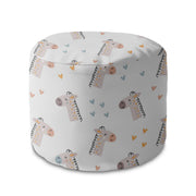 Kulatá podnožka Cute Giraffe-Velvet