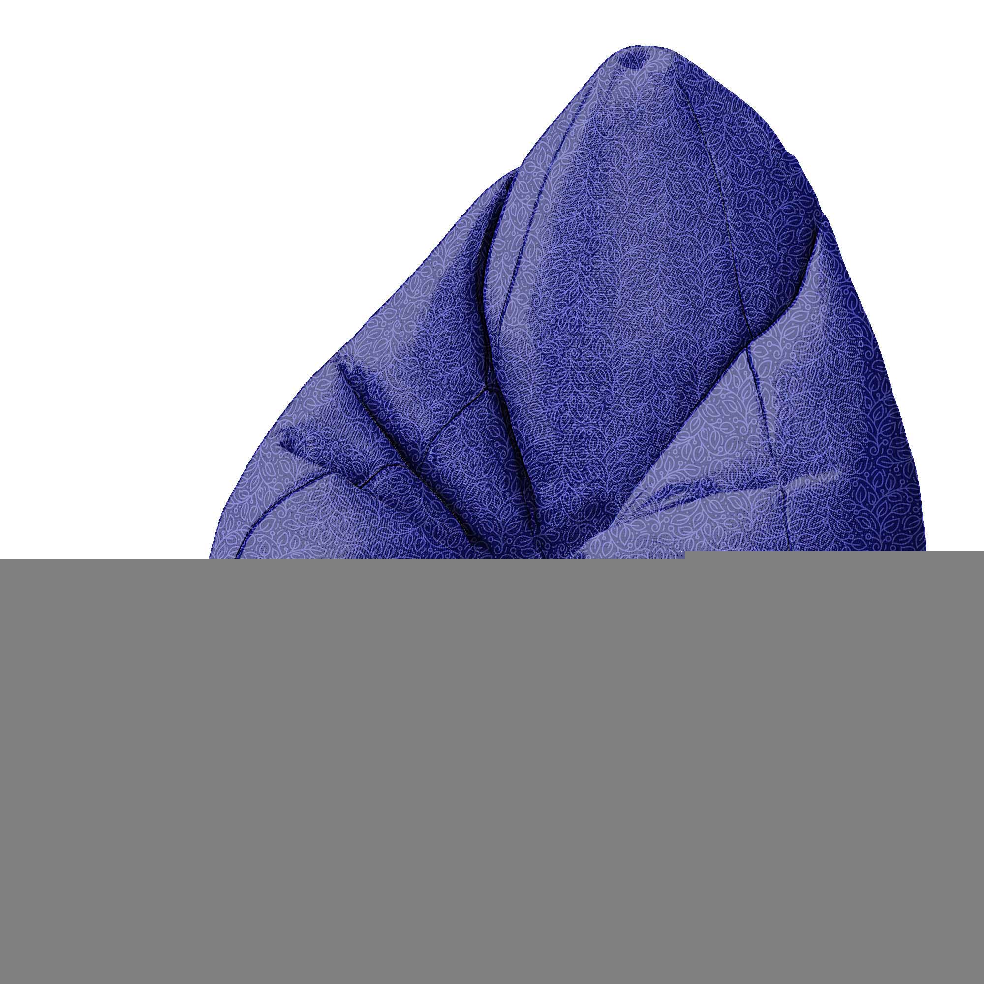 Round pouf footstool More Leaves-Oxford