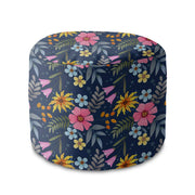 Runder Hocker Fußhocker Spring Flowers-Oxford