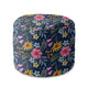 Runder Hocker Fußhocker Spring Flowers