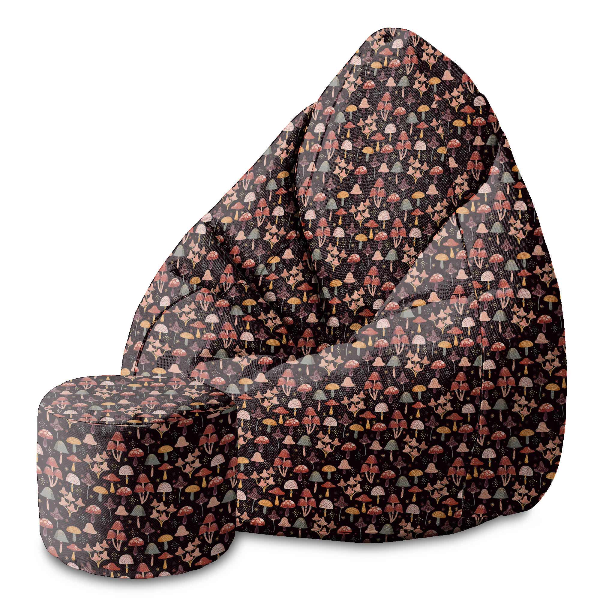 Round pouf footstool More Mushroom-Oxford