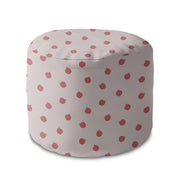 Kulatá podnožka Puf Red Apples-Velvet