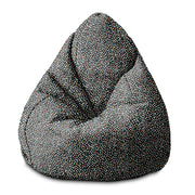 Puf Pearshape Vícebarevný s puntíky