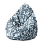 Sedací vak hruškovitý Navy Petal-M-Velvet