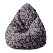 Puf Pearshape Palm Leaves v Night-S-Velvet