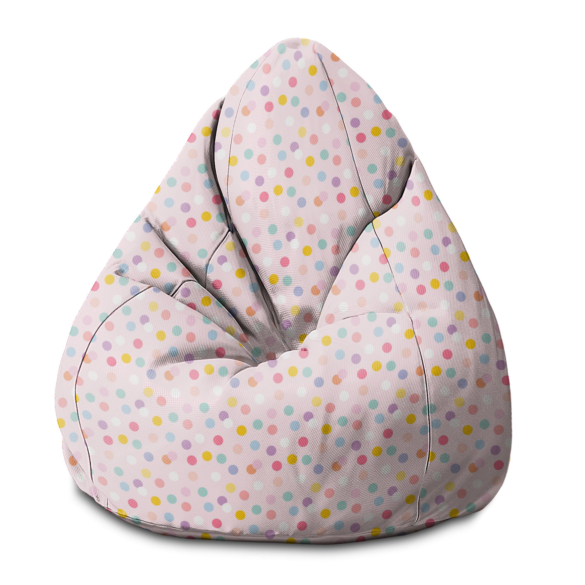 Puf Pearshape Pastel Konfety Puntíky
