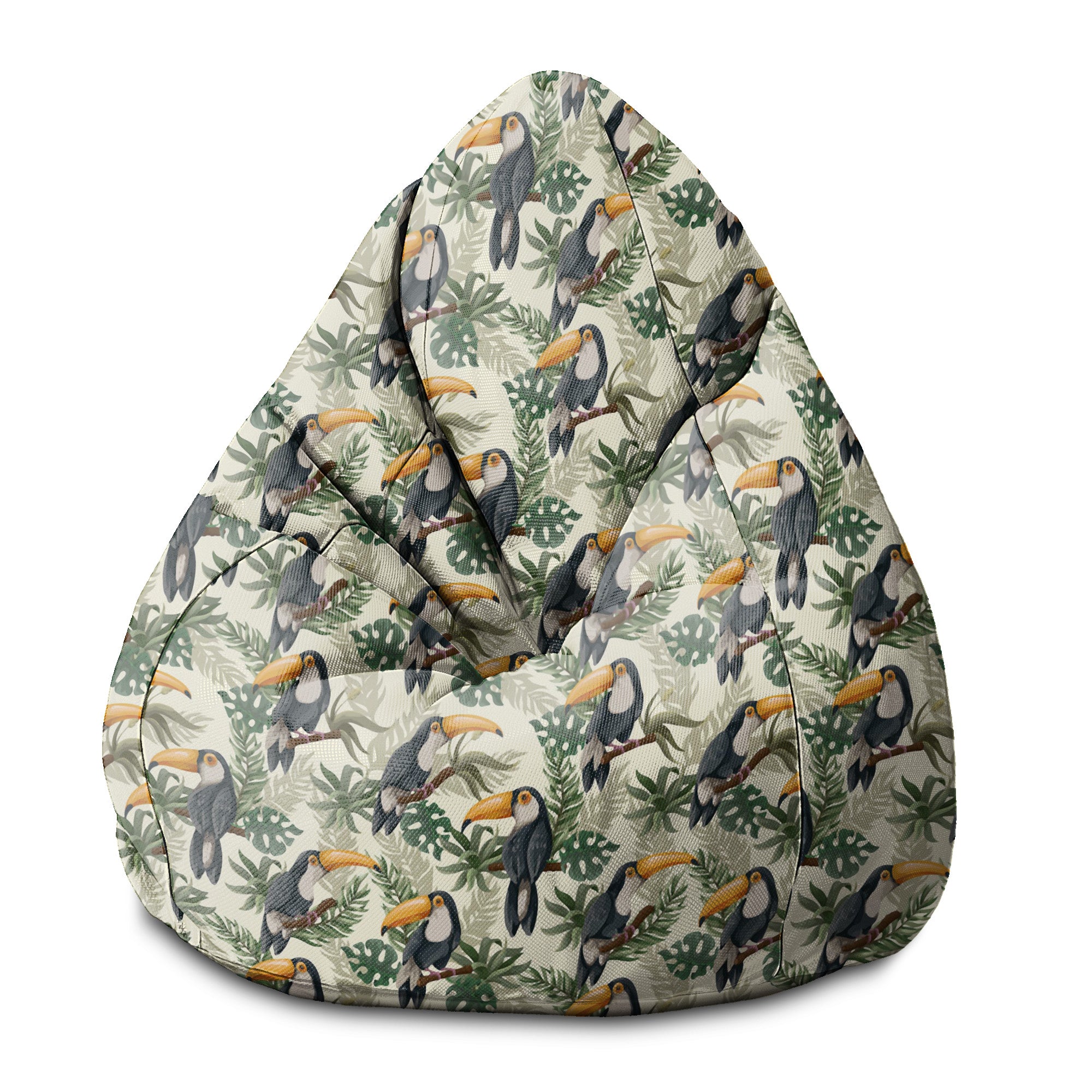 Puf Pearshape Toucans Jungle
