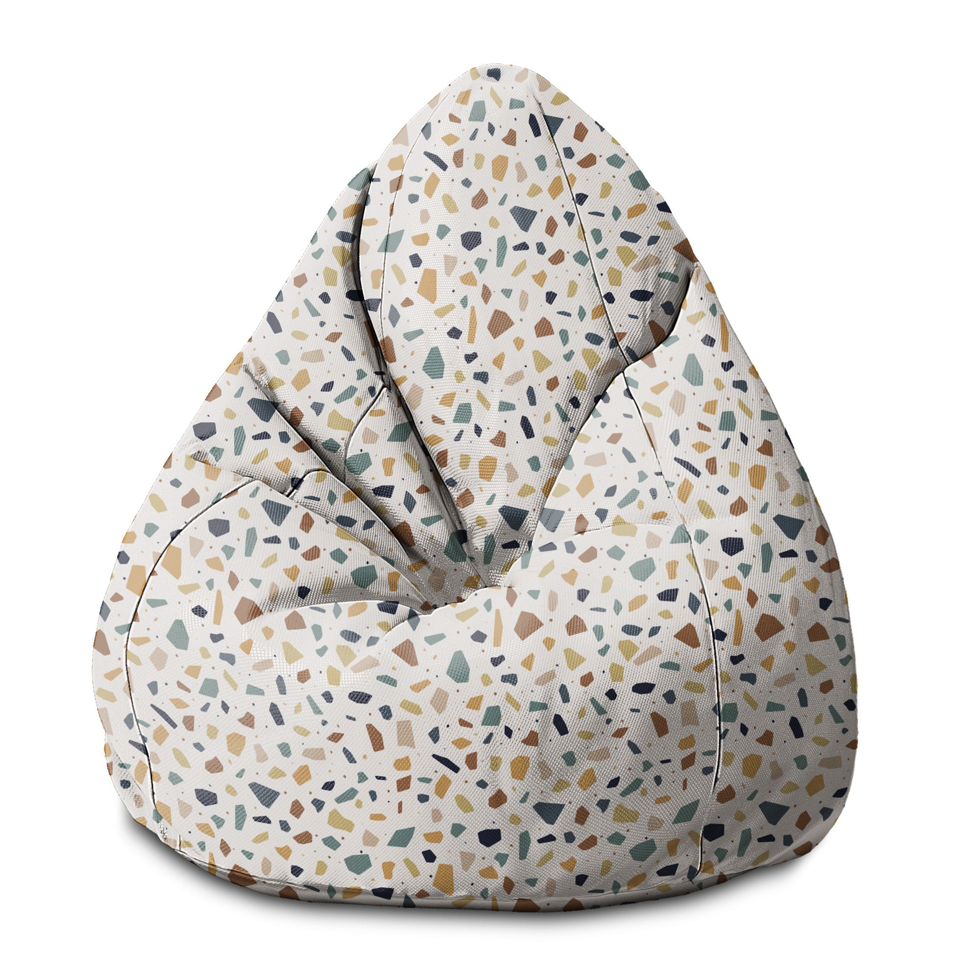 Puf Pearshape Vintage Terrazzo-S-Oxford