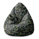 Pearshape Pouf Watercolor Elegant Floral-S-Oxford