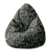 Sedací vak Pearshape Akvarelové elegantné kvety-S-Velvet