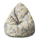 Puf Pearshape Zlaté Listy