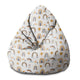 Sitzsack Pearshape Cartoon Regenbogen und Sonne-S-Velvet