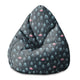 Puf Pearshape Christmas Trip-Velvet-M