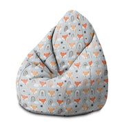 Pearshape Pouf Foxes Pastel-M-Oxford