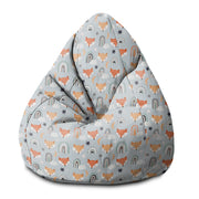 Puf Pearshape Foxes Pastel-S-Velvet