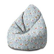 Pearshape Pouf Llama and Cactus-M-Velvet