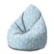 Puf Pearshape Llama Blue-M-Velvet