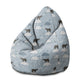 Puf Pearshape Miś Polarny-M-Velvet