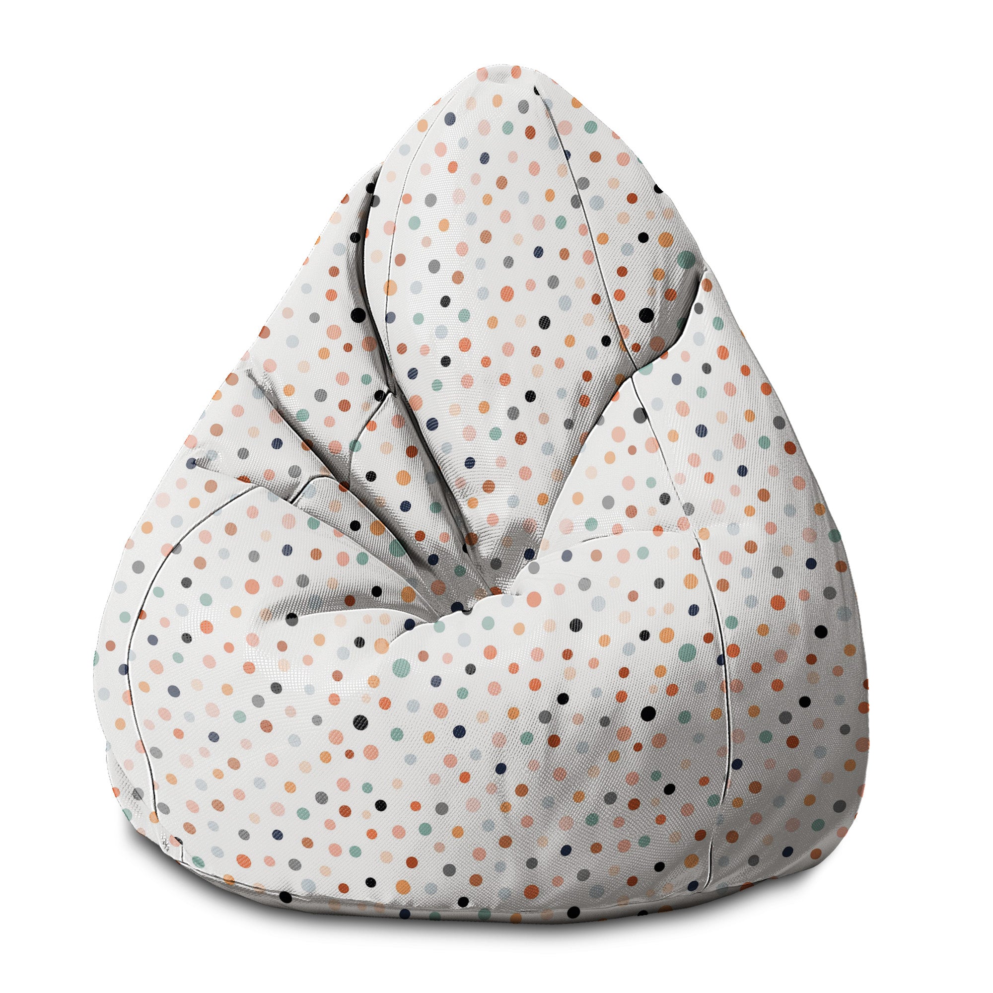 Puf Pearshape Pastel Dots-S-Oxford