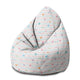 Pearshape Pouf Pastel Hearts-M-Oxford