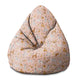 Sedací vak Pearshape Ružové Kreslené Psy-S-Velvet
