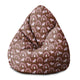 Puf Pearshape Motýlci a Duha-S-Velvet