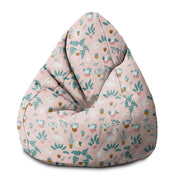 Pearshape Pouf Cat and Plants-S-Oxford