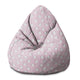 Pearshape Cute Tiger Paws-M Velvet Pouf