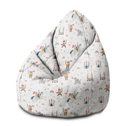 Pearshape Pouf Knight and Dragon-M-Oxford