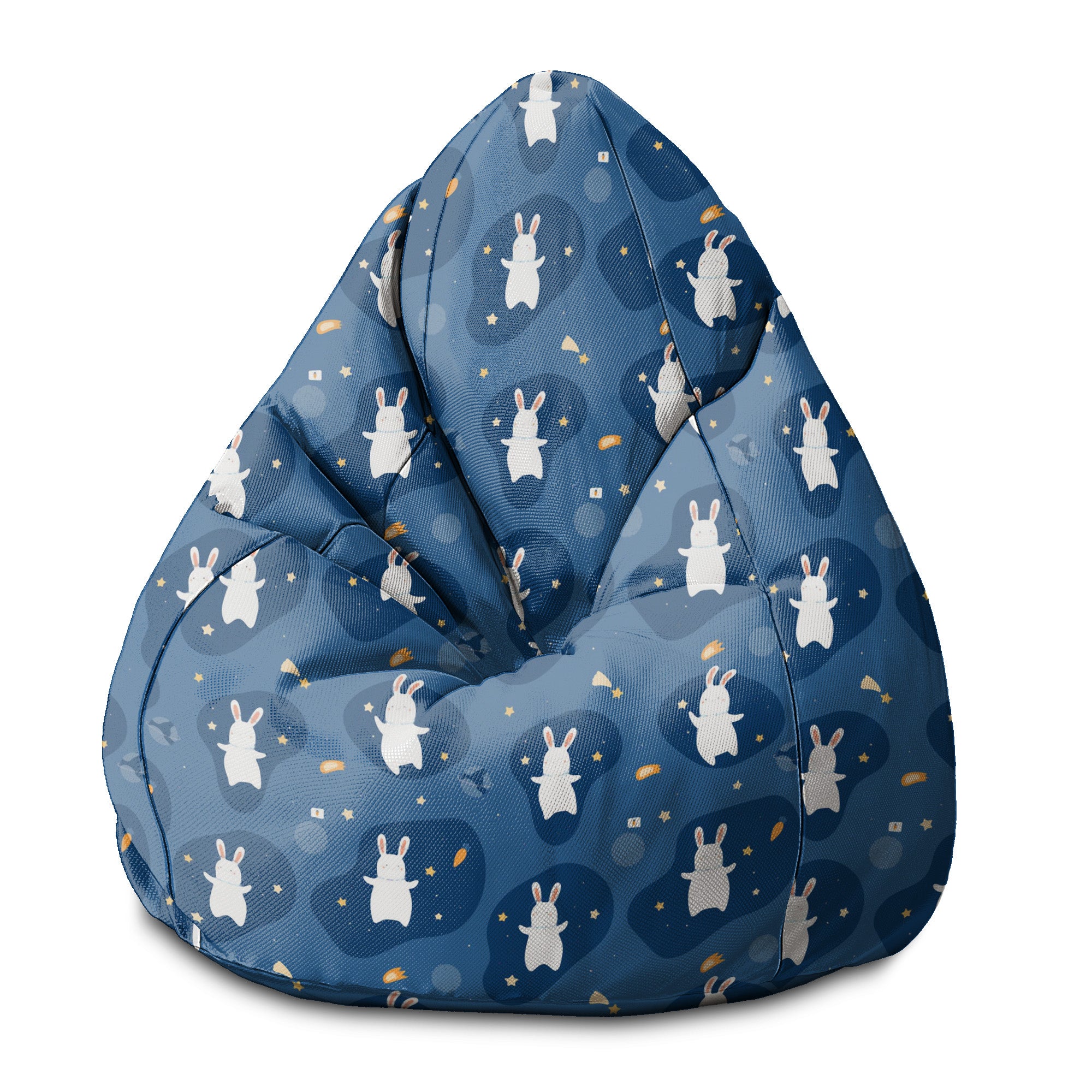 Sedací vak Pearshape Rabbit in the Space-S-Oxford