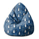 Sedací vak Pearshape Rabbit in the Space-S-Oxford