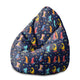 Puf Pearshape Skater Dinosaurs-M-Velvet