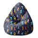 Puf Pearshape Skater Dinosaurs-S-Velvet