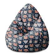 Puf Pearshape Spící zvířátka