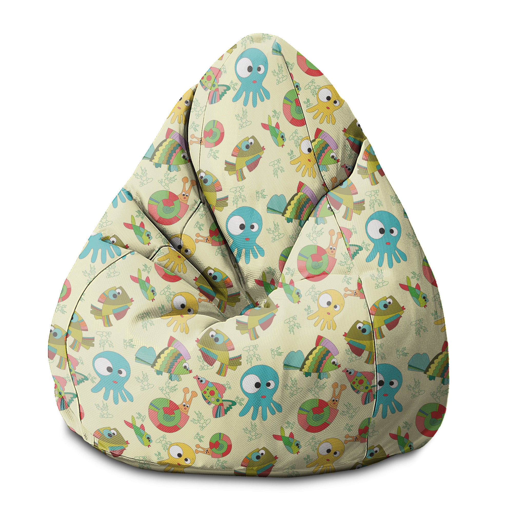 Puf Pearshape Veselé Mořské Zvířátka