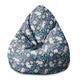 Sedací vak Pearshape Jednorožec v kvetoch-S-Velvet
