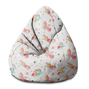 Sedací vak Pearshape Jednorožec Princezná-S-Velvet