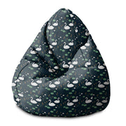 Sedací vak Pearshape River Birds-S-Velvet