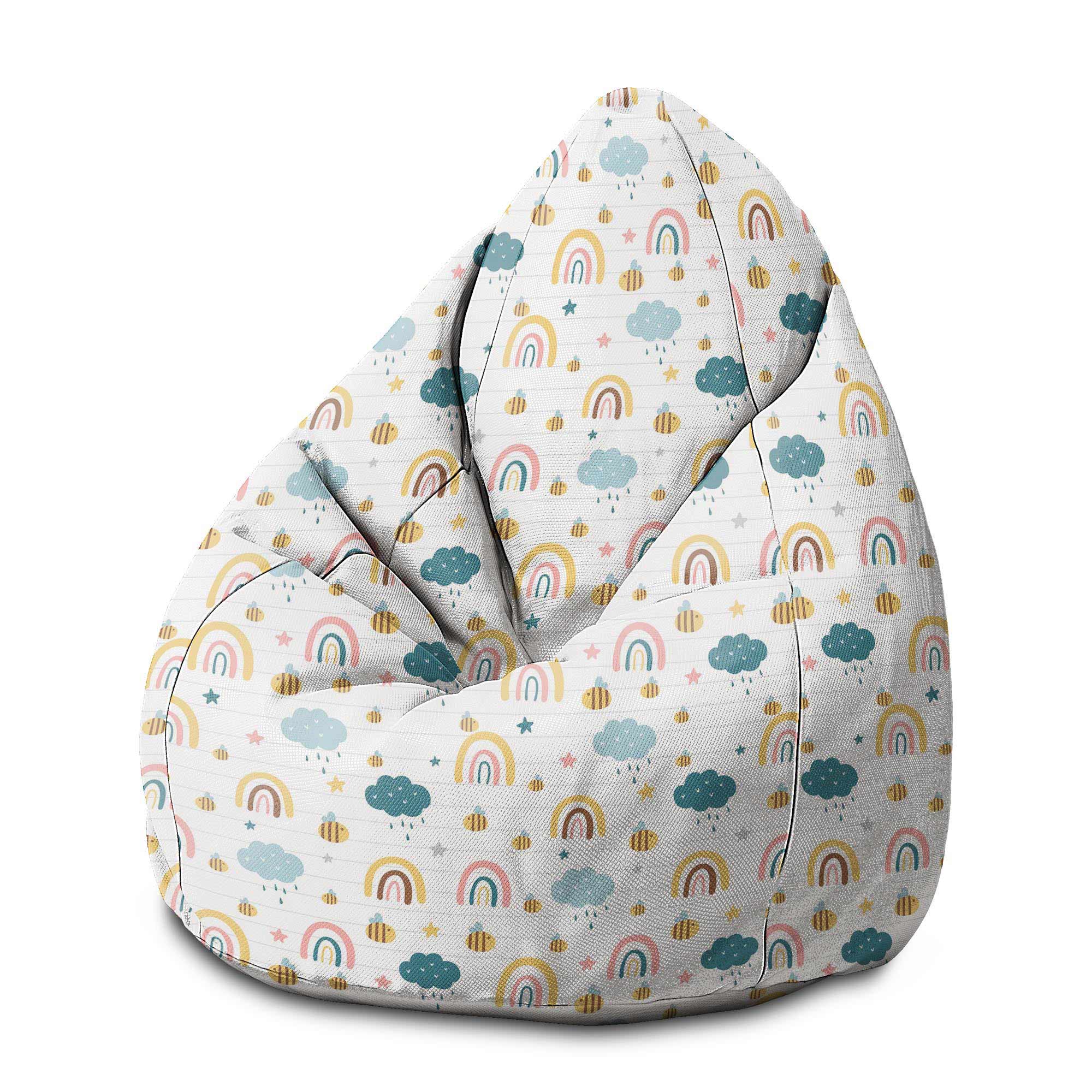 Puf Pearshape Rainbow a Bee-M-Oxford