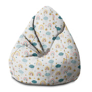 Puf Pearshape Rainbow a Bee-S-Velvet