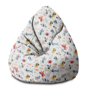 Sedací vak Pearshape Rainbow a Dog-S-Velvet
