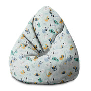 Puf Pearshape Cartoon Barevní psi-S-Velvet