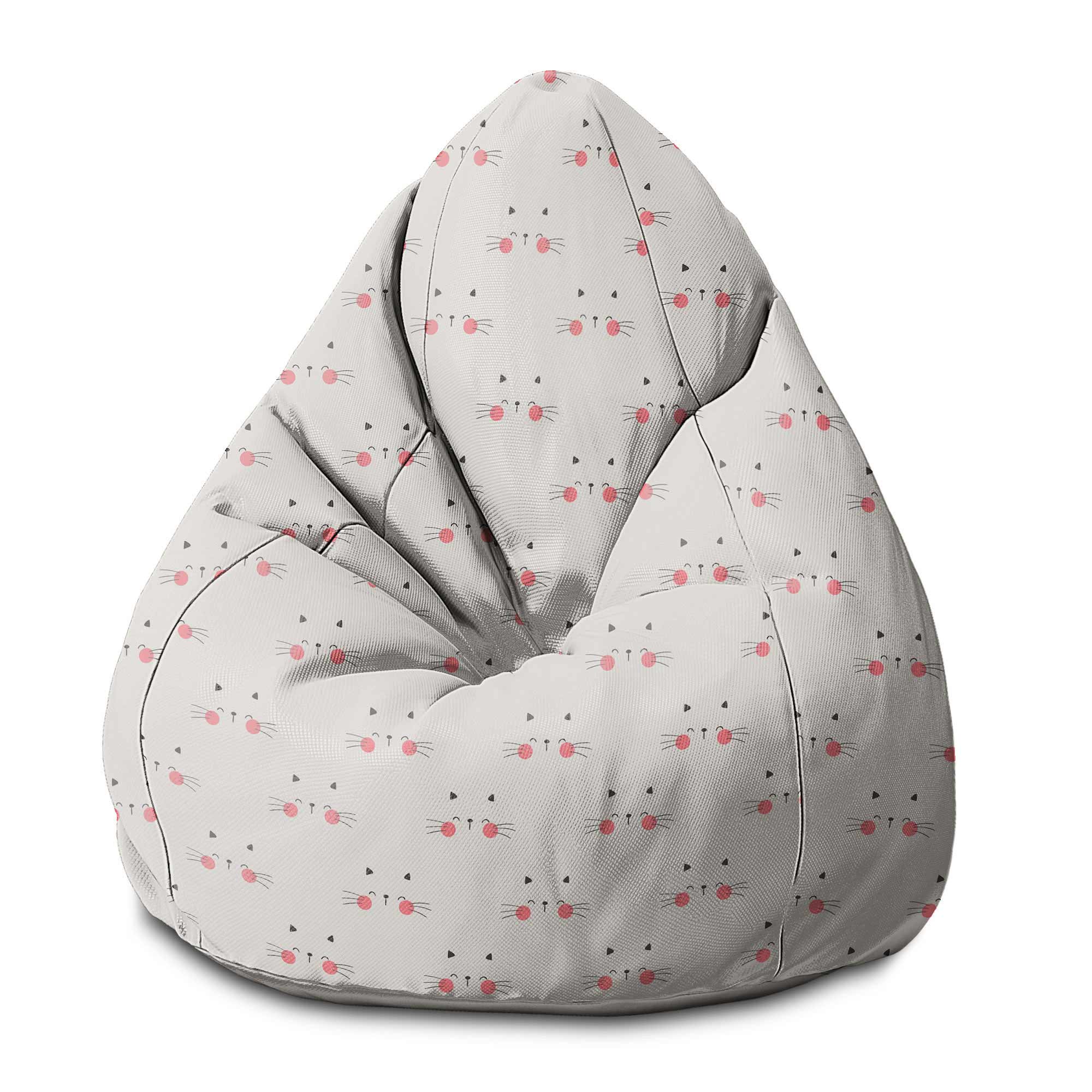 Puf Pearshape Roztomilá Kočka
