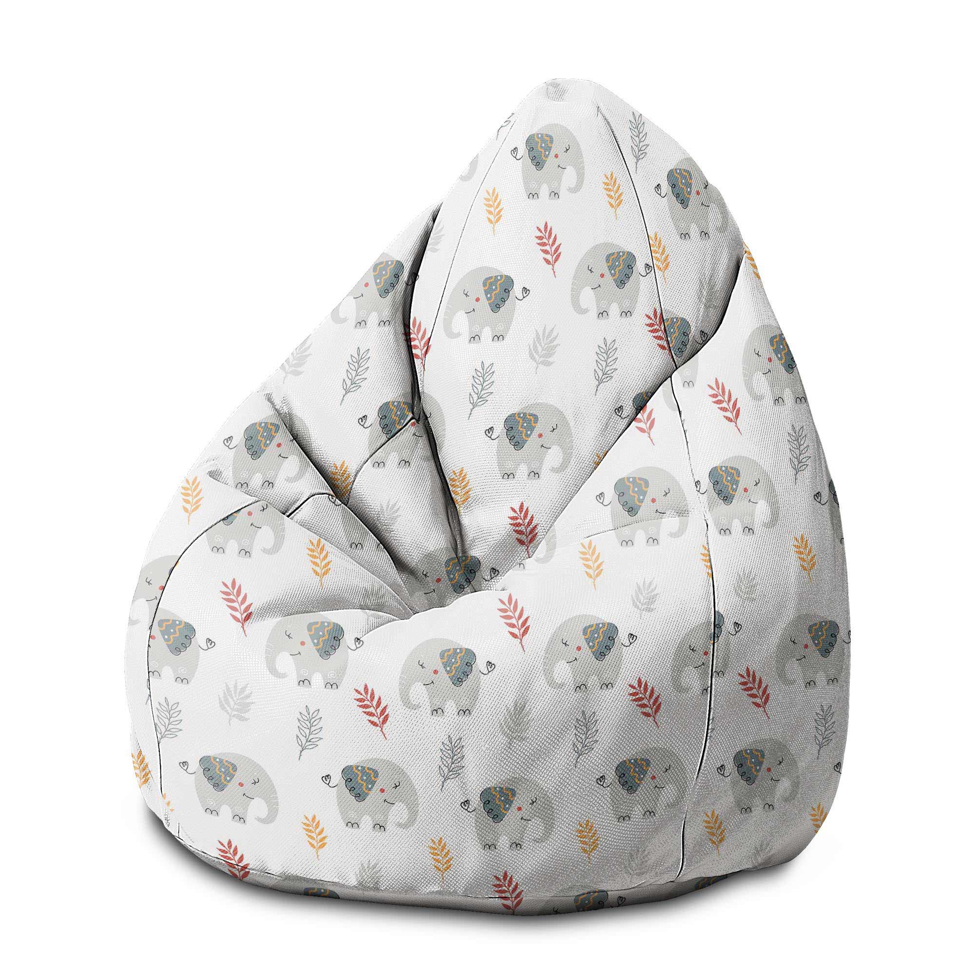 Puf Pearshape Roztomilý Slon-M-Velvet