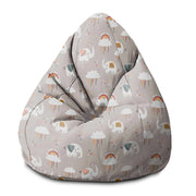 Puf Pearshape Elephant and Rainbow Clouds-S-Oxford