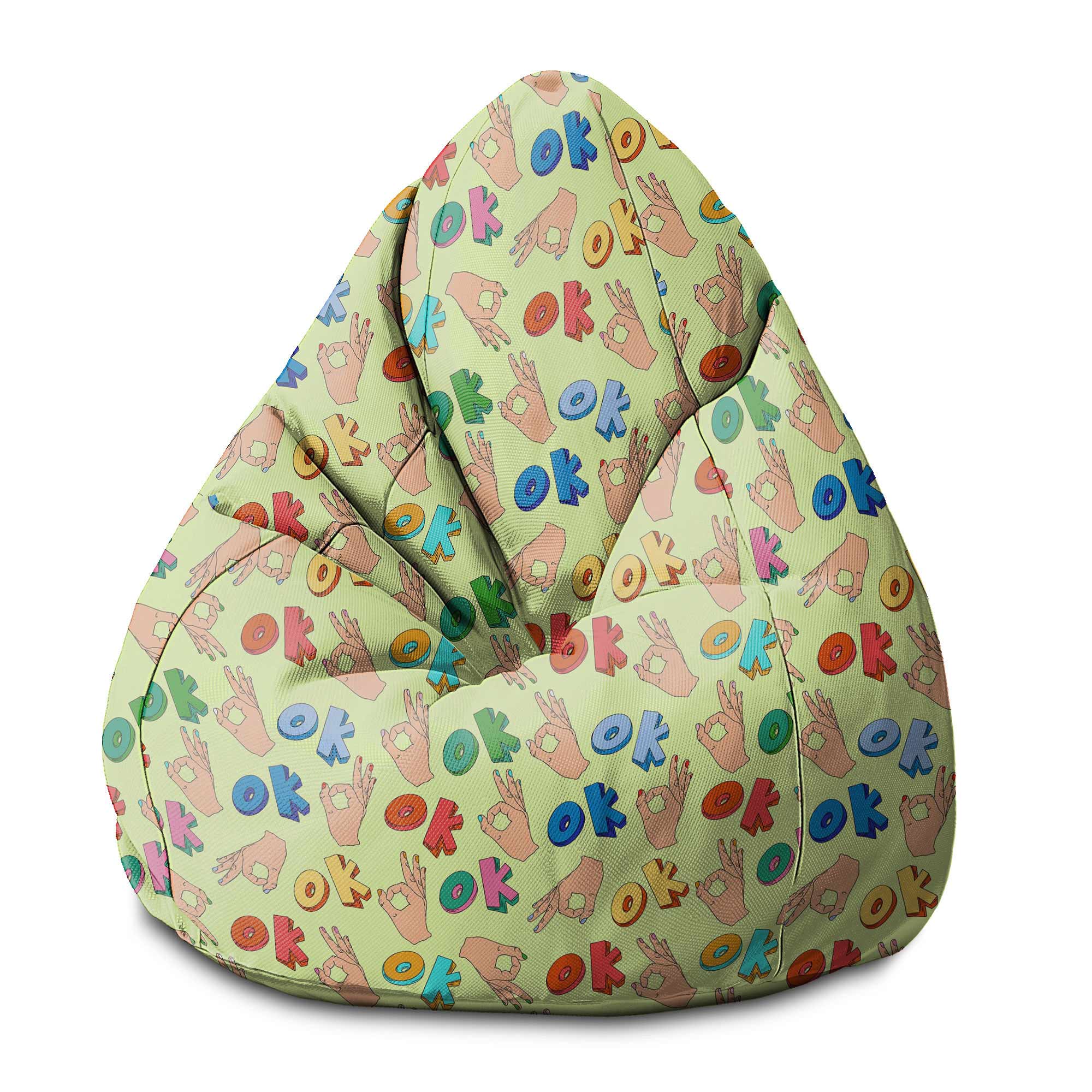 Sedací vak Pearshape Všetko je v poriadku