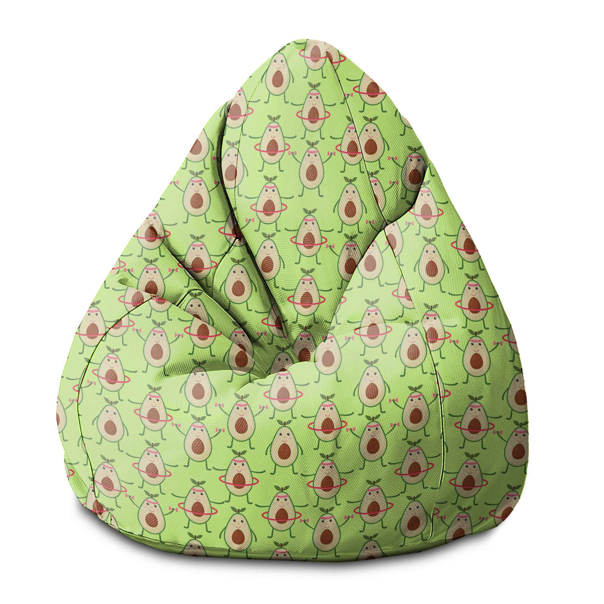 Puf Pearshape Exercising Avocados-S-Velvet