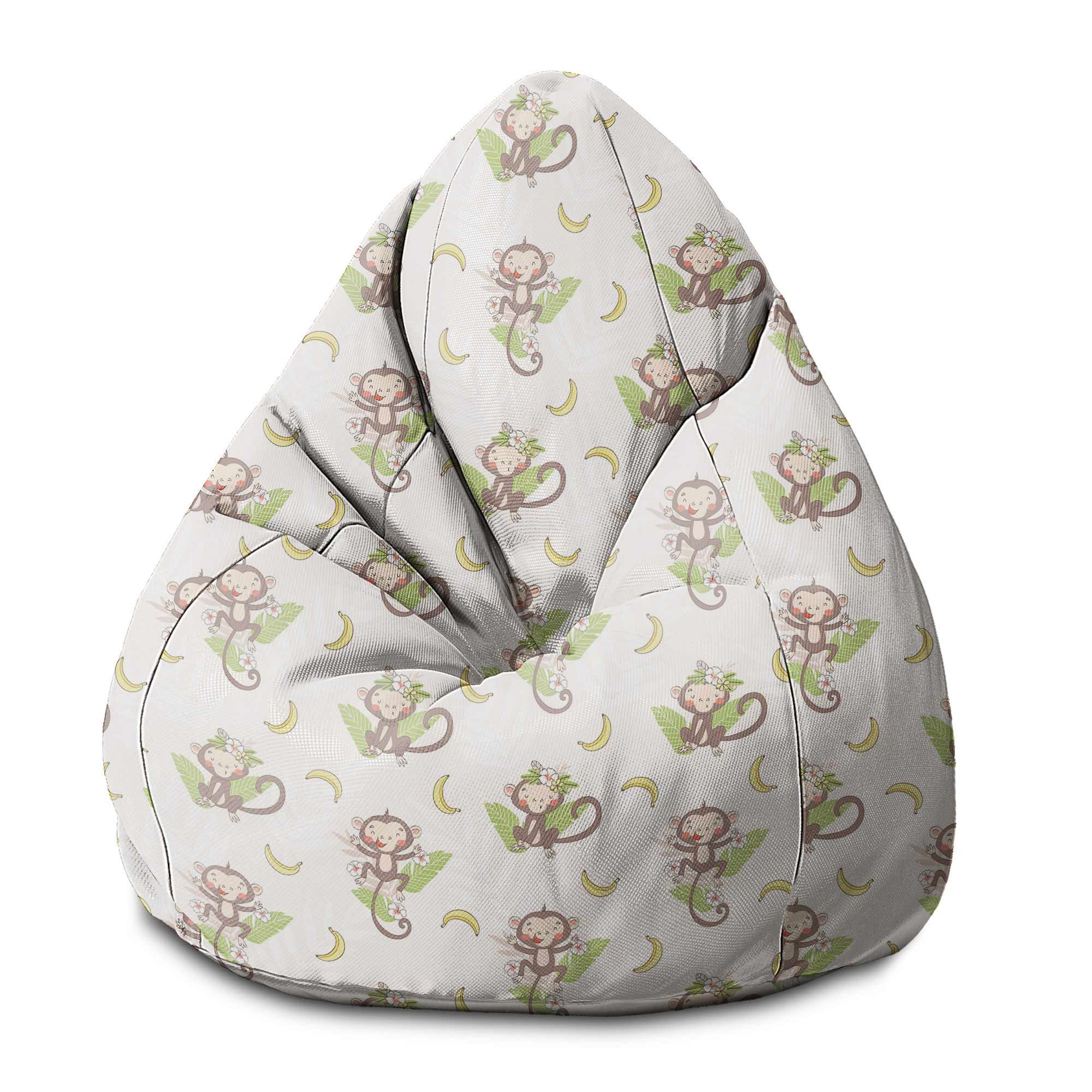 Puf Pearshape Veselé Opice