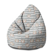 Sedací vak Pearshape Happy Bear-M-Velvet