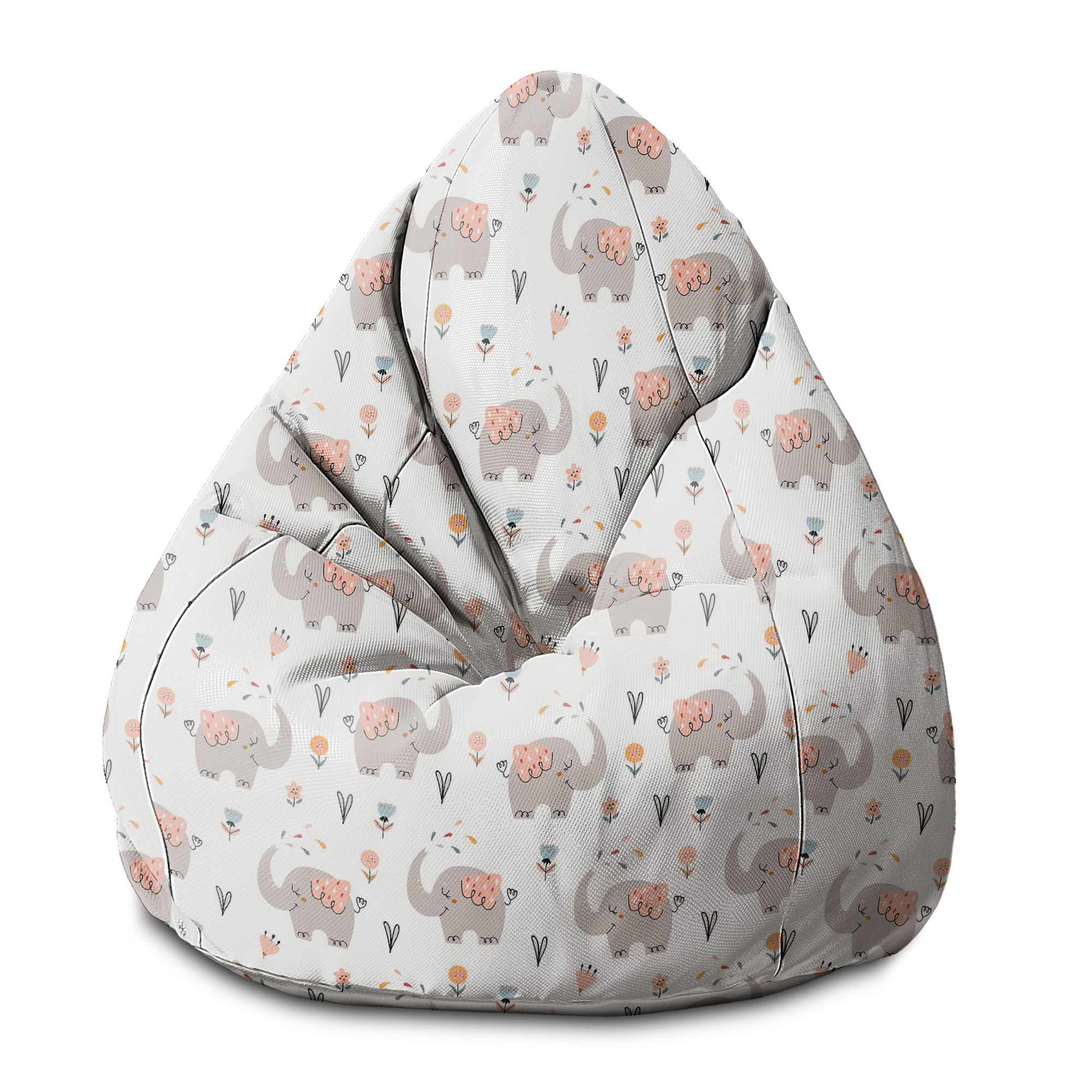 Puf Pearshape Šťastný Slon